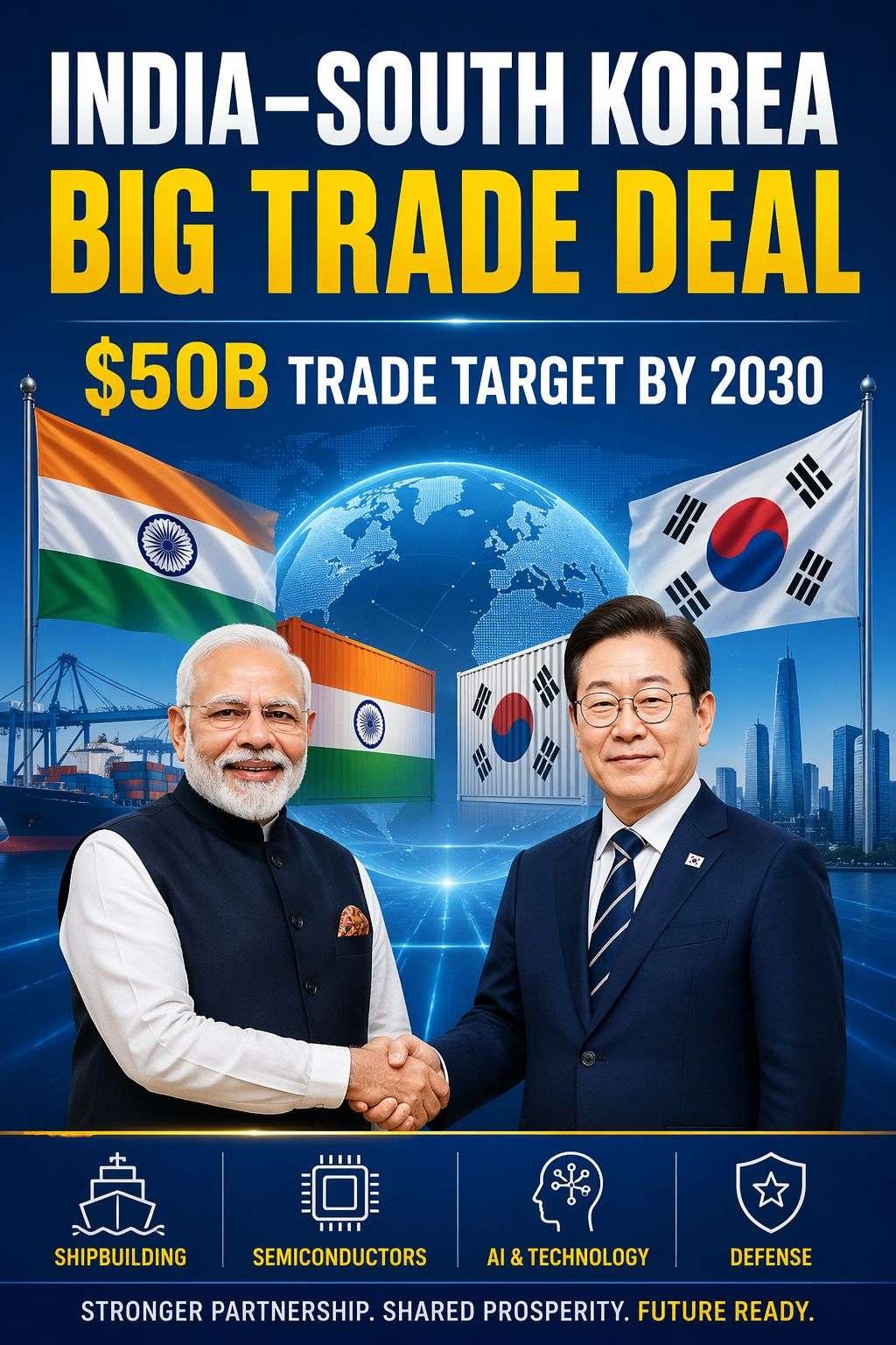 INDIA -SOUTH KOREA BIG TRADE DEAL