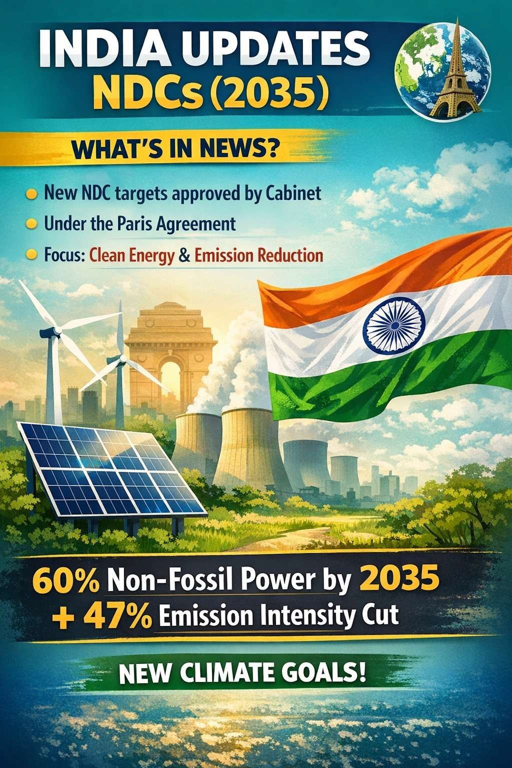 INDIA UPDATES NDCs (2035)