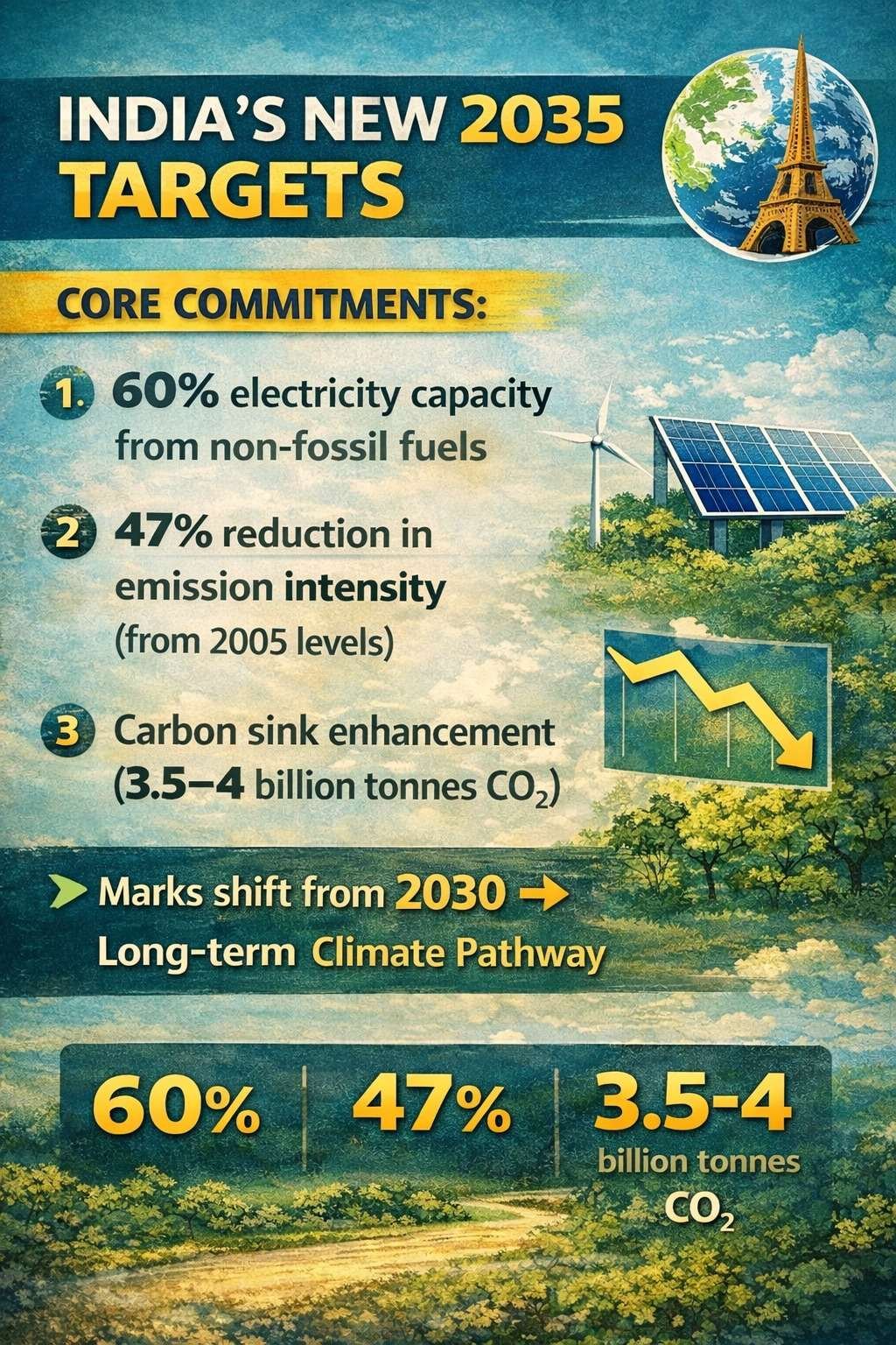 INDIA UPDATES NDCs (2035)