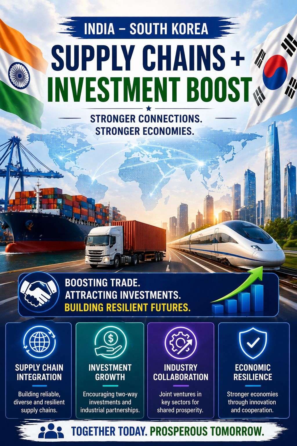 INDIA -SOUTH KOREA BIG TRADE DEAL