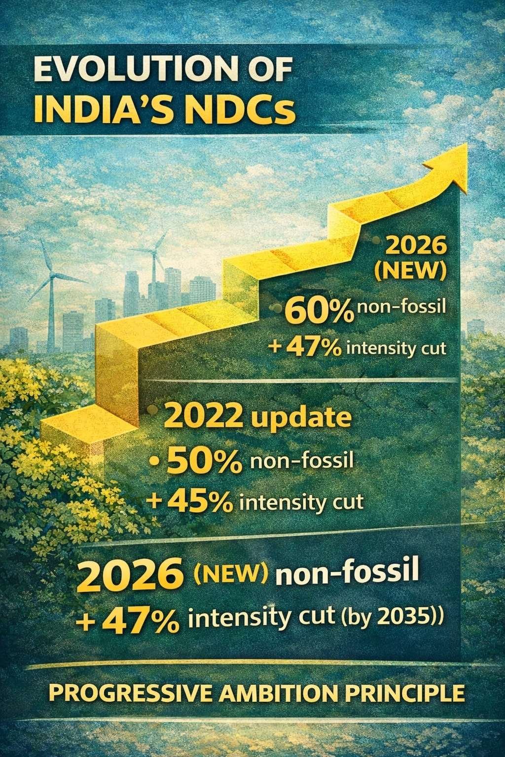 INDIA UPDATES NDCs (2035)