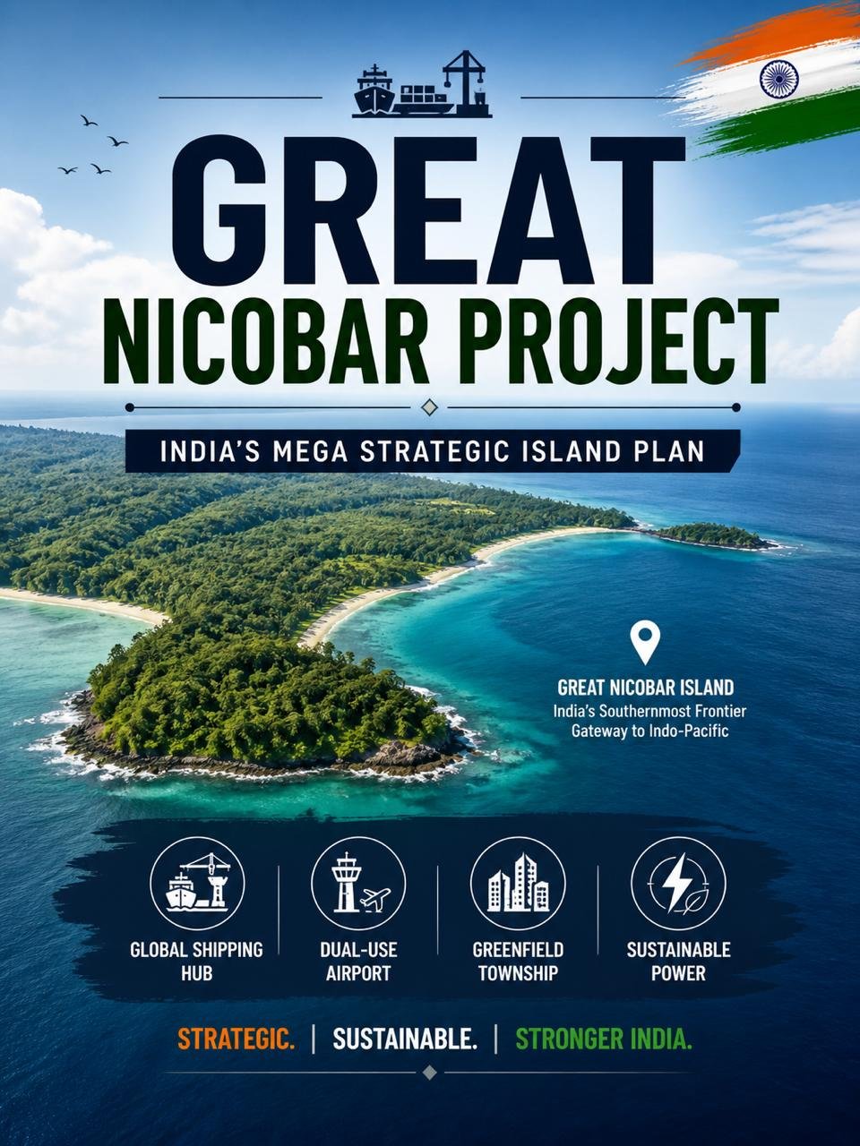 Great Nicobar Project |  India’s Mega Strategic Island Plan