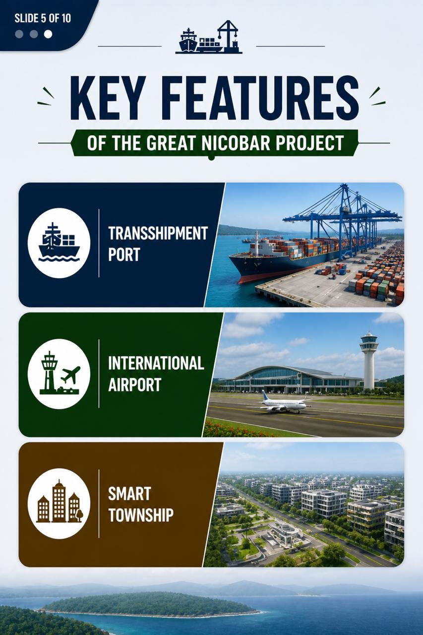 Great Nicobar Project |  India’s Mega Strategic Island Plan
