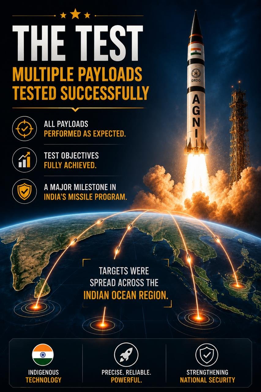INDIA ENTERS ELITE MIRV CLUB