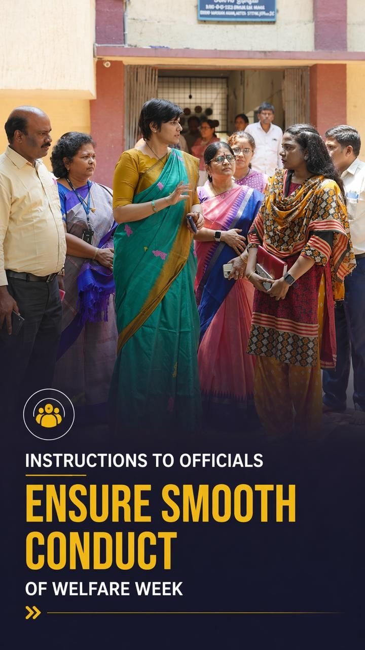 Smt Hari Chandana IAS Welfare Week Launch