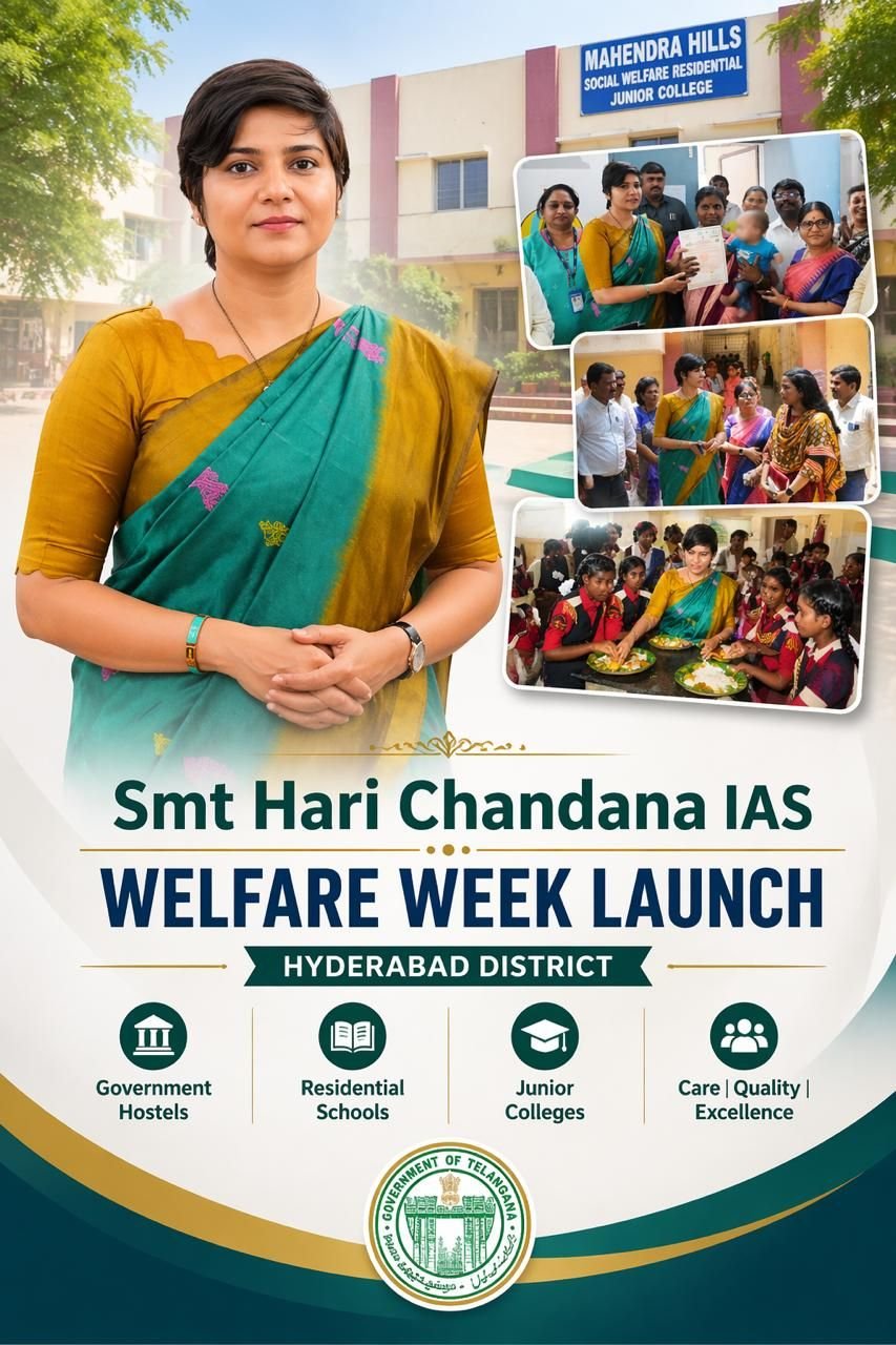 Smt Hari Chandana IAS Welfare Week Launch