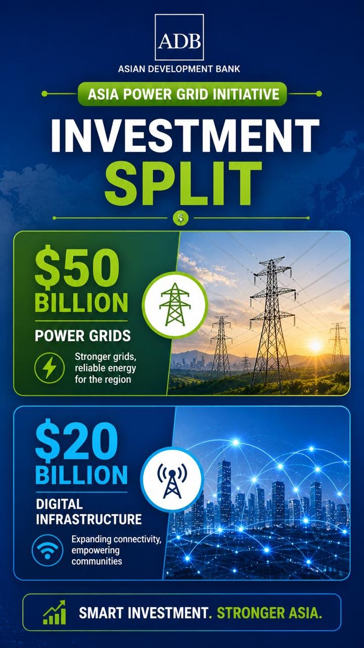 ADB Launches $70 Billion Plan for Asia
