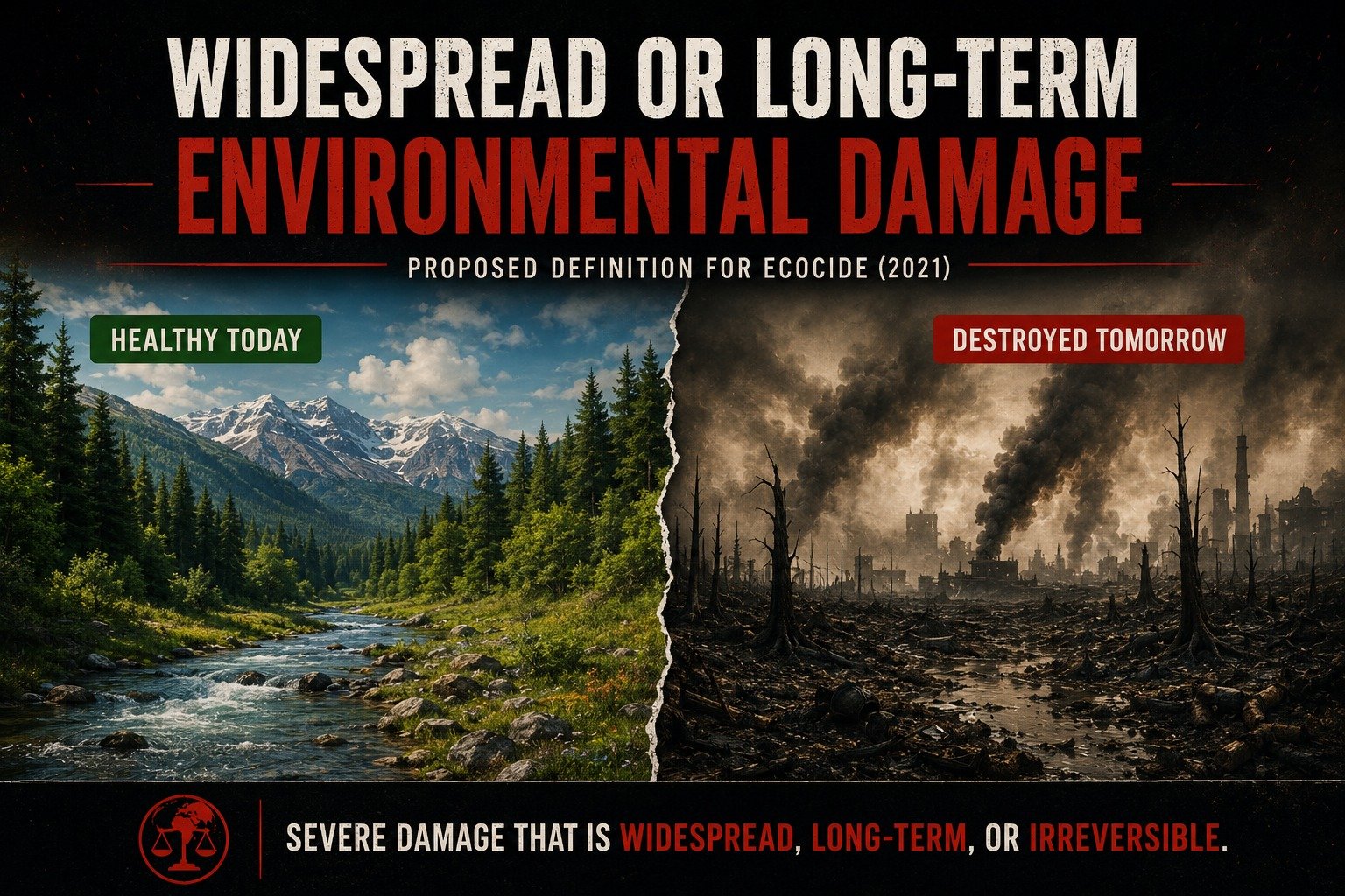 Ecocide |  Should Massive Environmental  Destruction Become an International Crime ?