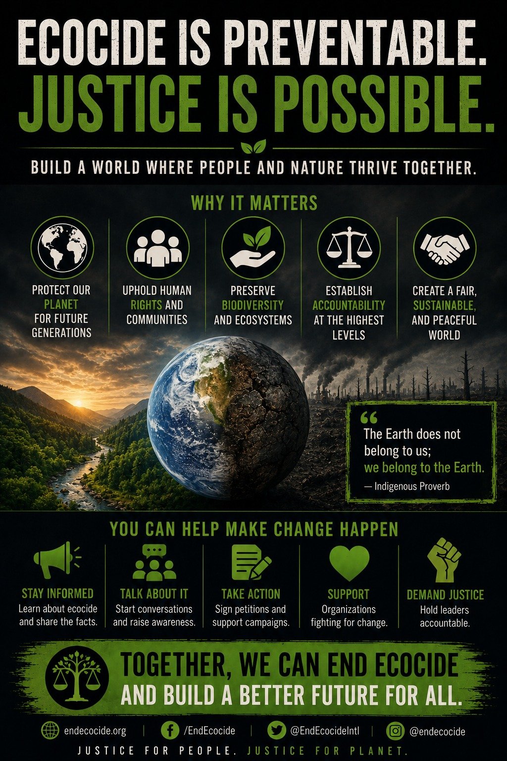 Ecocide |  Should Massive Environmental  Destruction Become an International Crime ?
