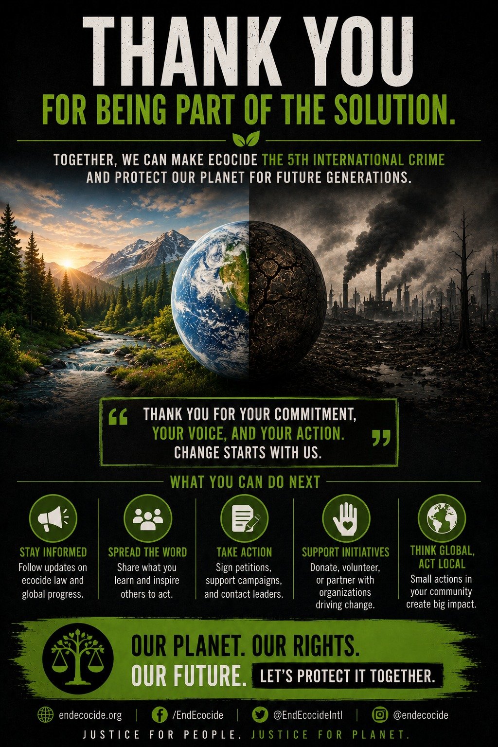 Ecocide |  Should Massive Environmental  Destruction Become an International Crime ?
