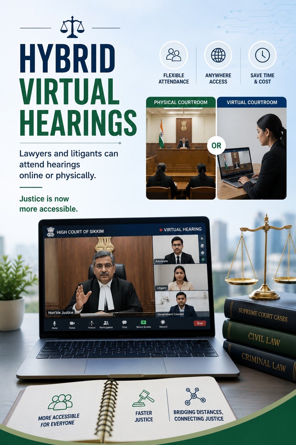 SIKKIM GOES PAPERLESS – India’s first fully digitized judiciary is here.