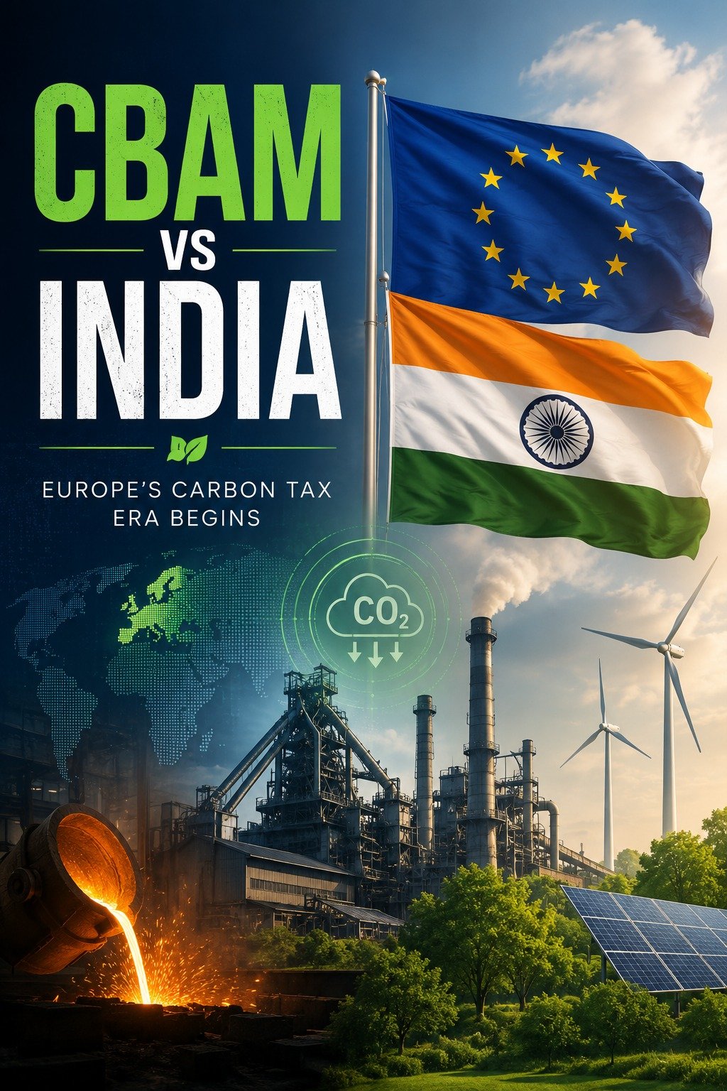 CBAM VS INDIA | EUROPE’S CARBON TAX ERA BEGINS