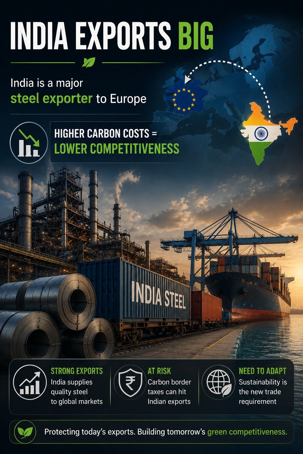 CBAM VS INDIA | EUROPE’S CARBON TAX ERA BEGINS